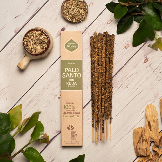 Incienso Palo Santo con Ruda