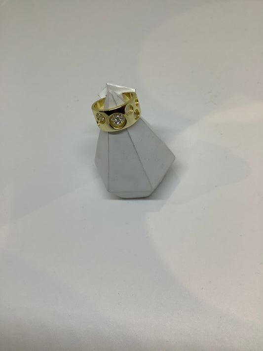 Anillo bañado en oro