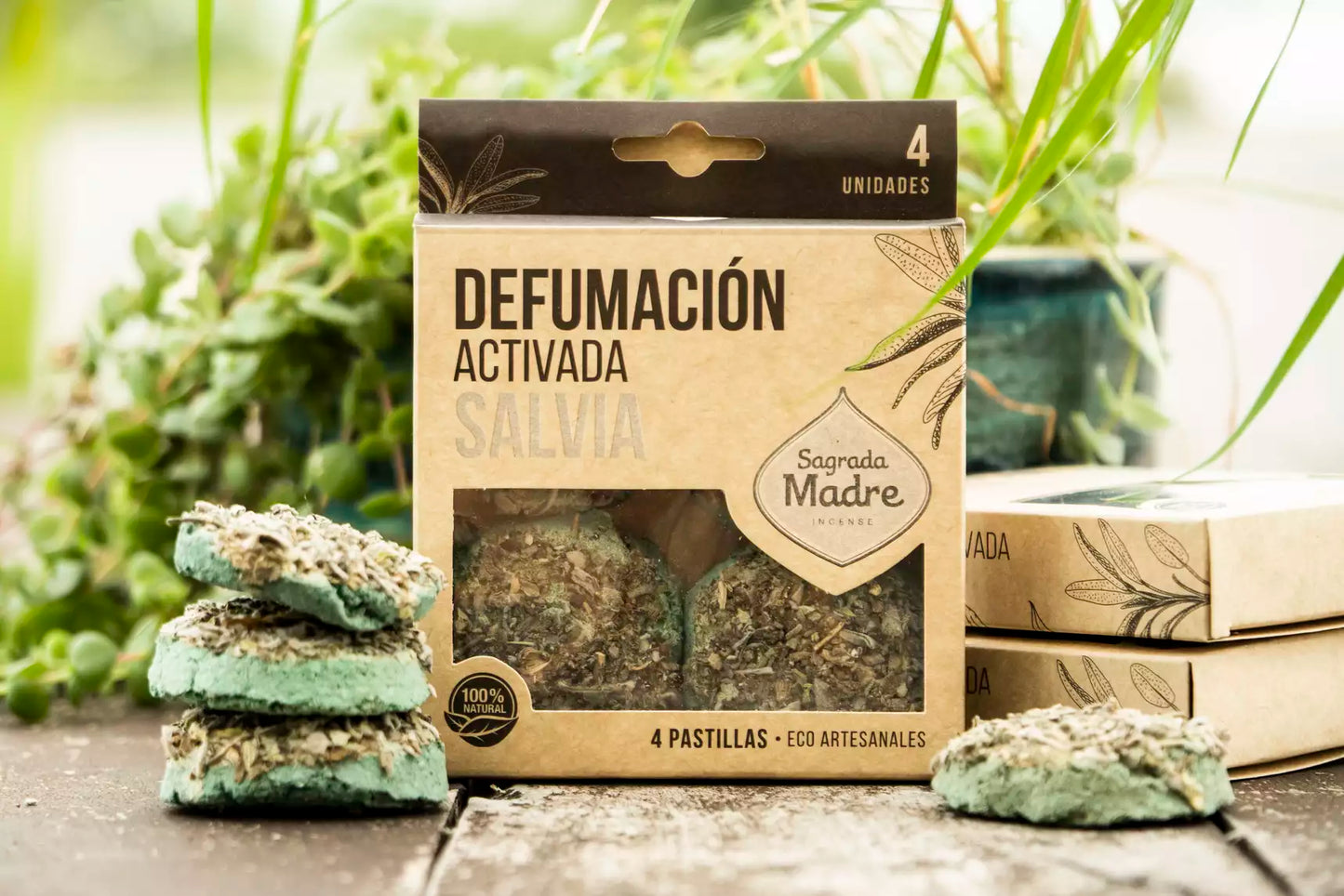 Pastillas Defumación Activada de Salvia Blanca