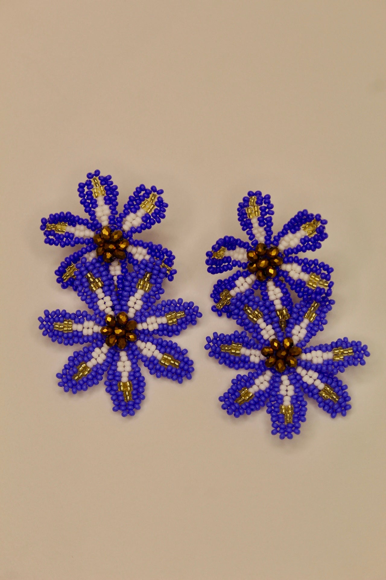 Aretes de 2 flores