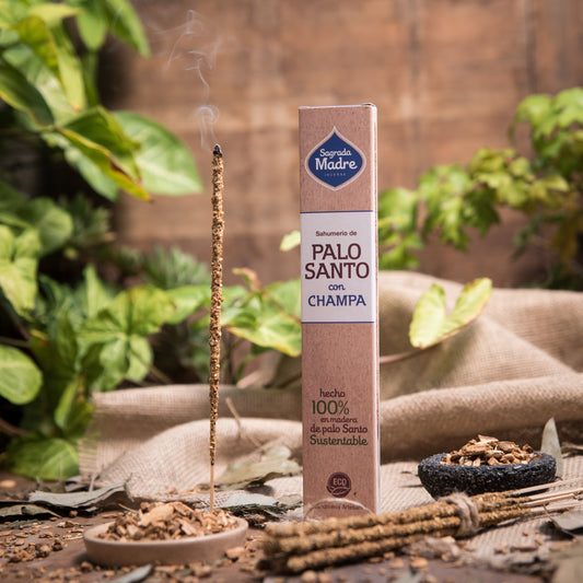 Incienso Palo Santo con Champa