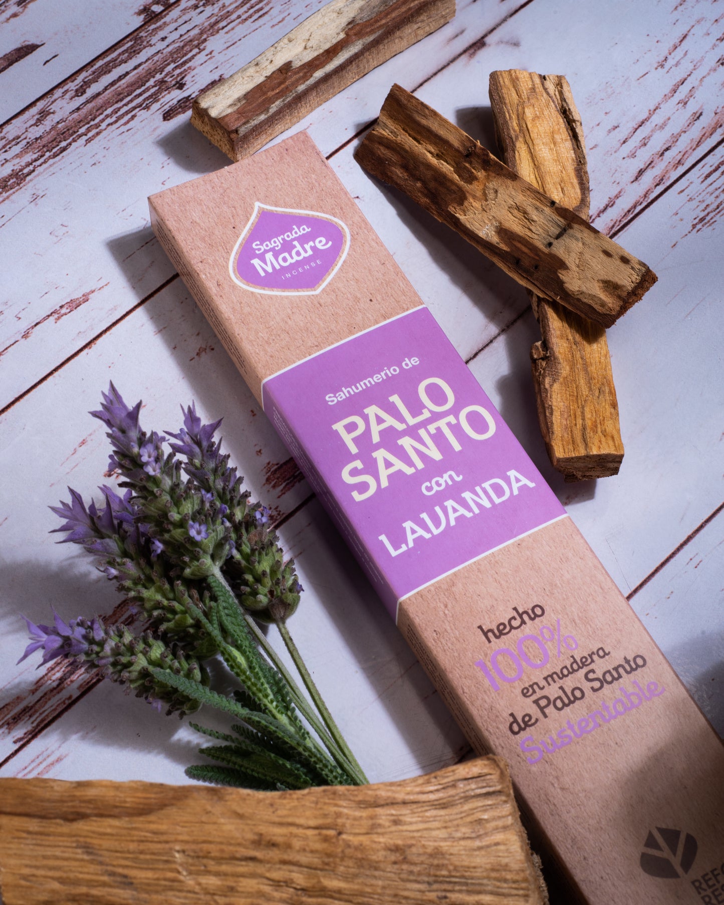 Incienso Palo Santo con Lavanda