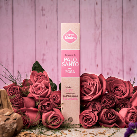 Incienso Palo Santo con Rosa