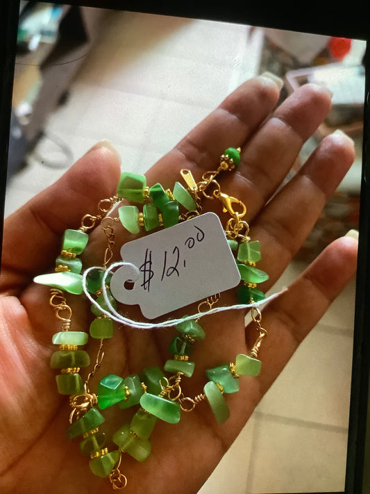 Pulsera jade doble