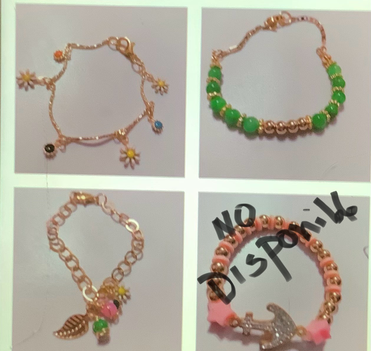 Mini pulseras para niñas