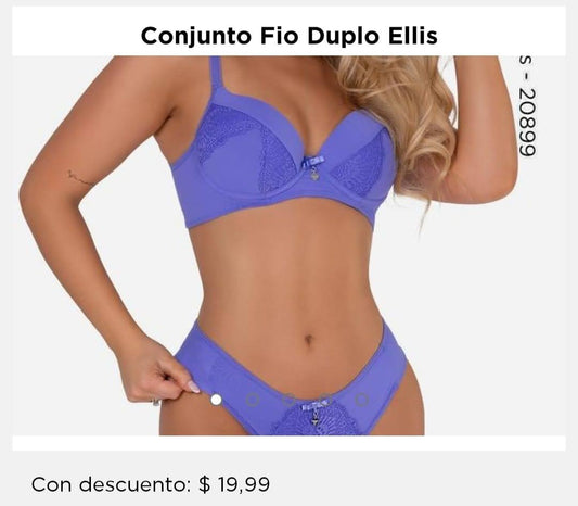 Conjunto Fio Duplo Ellis