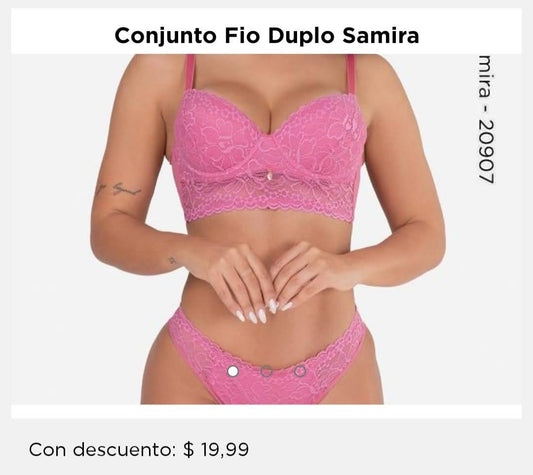 Conjunto Fio Duplo Samira