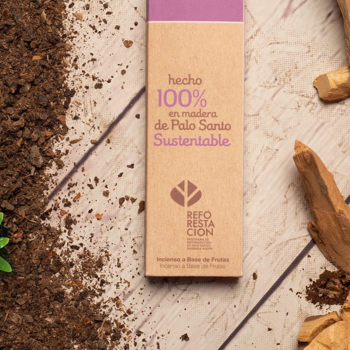 Incienso Palo Santo con Violetas