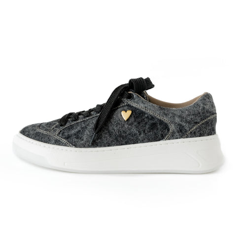 Krista Sneakers - Black Denim