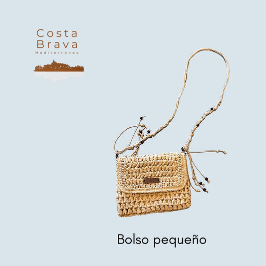 Bolso pequeño de Rafia natural