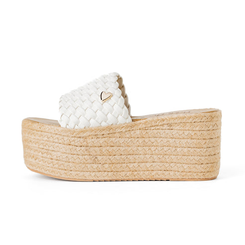 Jane Espadrilles Sandals - White